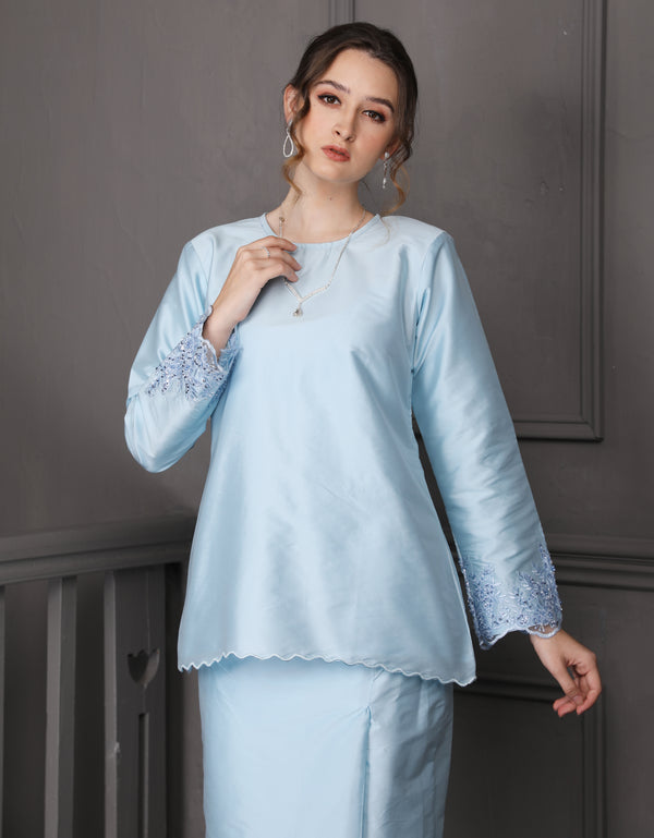 BAJU KURUNG KEDAH RAISA (BABY BLUE)